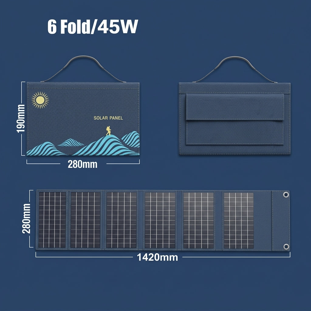 Valence™ Foldable Solar USB Charger