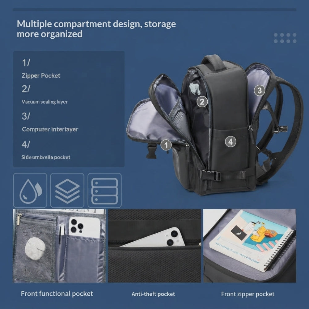 Valence™ Vacuum Compression Travel Backpack